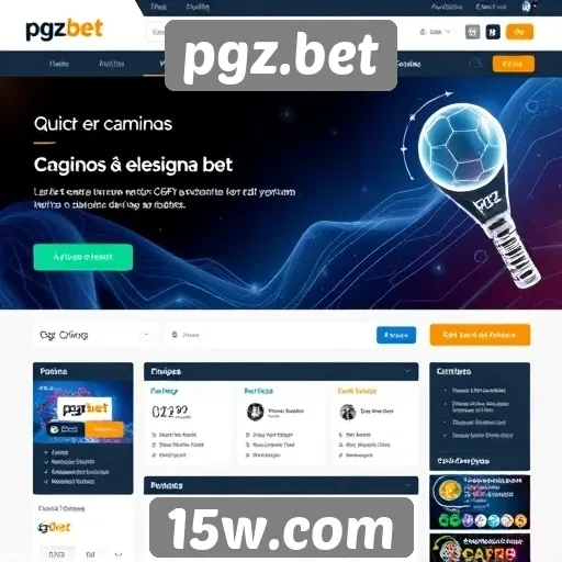 Facilidade de navegação no site pgz.bet